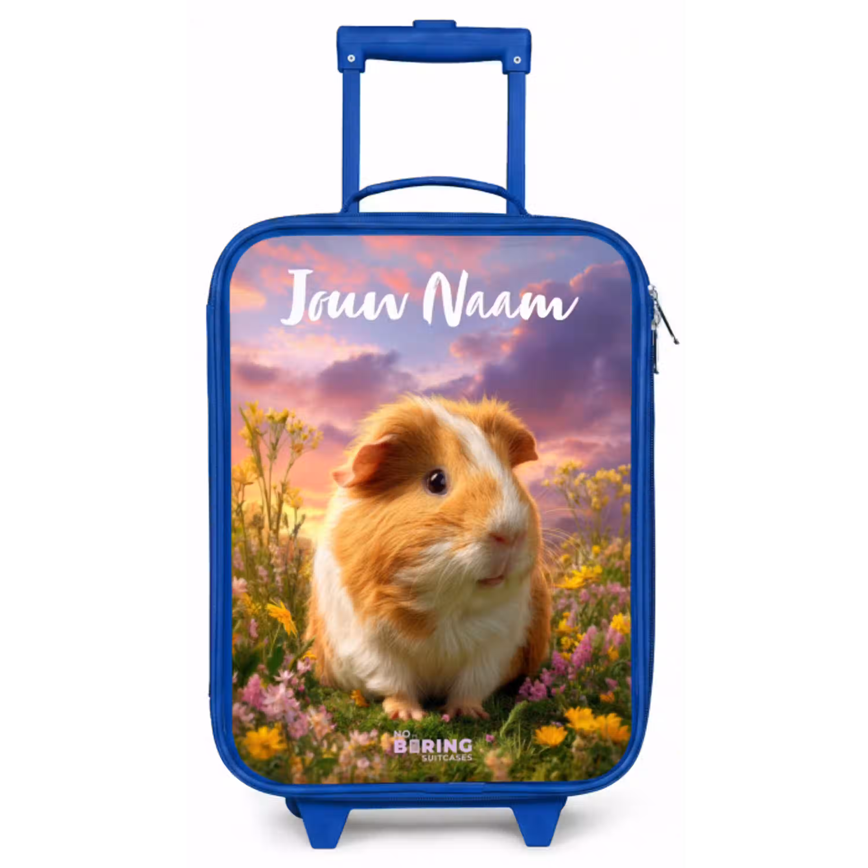 Cavia - Natuur - Dier Kinderkoffer - Blauw klein -zz3dotto