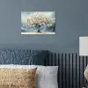 Boom - Winter - Levensboom - Modern - Goud poster papier klein -sfeer2