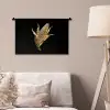 Mais - Eten - Goud - Zwart Wandkleed katoen klein -sfeer4