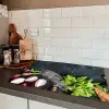 Koksmes en Verse Ingrediënten Inductie beschermer vinyl 3mm klein -sfeer3