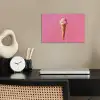 Hoorntje - Schepijs - Roze poster papier klein -sfeer1