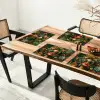 Vrouw - Panterprint - Jungle - Natuur - Luxe Placemat vinyl groot -zzsfeer4_Kitchenyeah-website