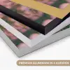 Bloemen - Paars - Wazig Textielframe zwart klein -USP_kleurenNL
