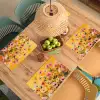 Bloemen - Veld - Geel Placemat vinyl groot -zzsfeer5_Kitchenyeah-website