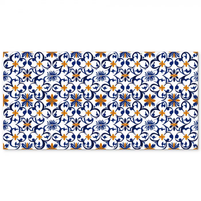 Patroon - Modern - Kleurrijk Balkonbeschermer Duitsland klein 596 -zz_3d