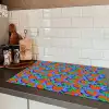 Aardbei - Rood - Zaadjes Inductie beschermer vinyl 3mm klein 276 -sfeer3
