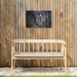 Lavendel - Lepel - Vork Tuinposter op houten frame 2 cm dik klein -sfeer4