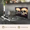 Schedels - Graffiti - Neon keuken achterwand spatscherm klein -usp_NL