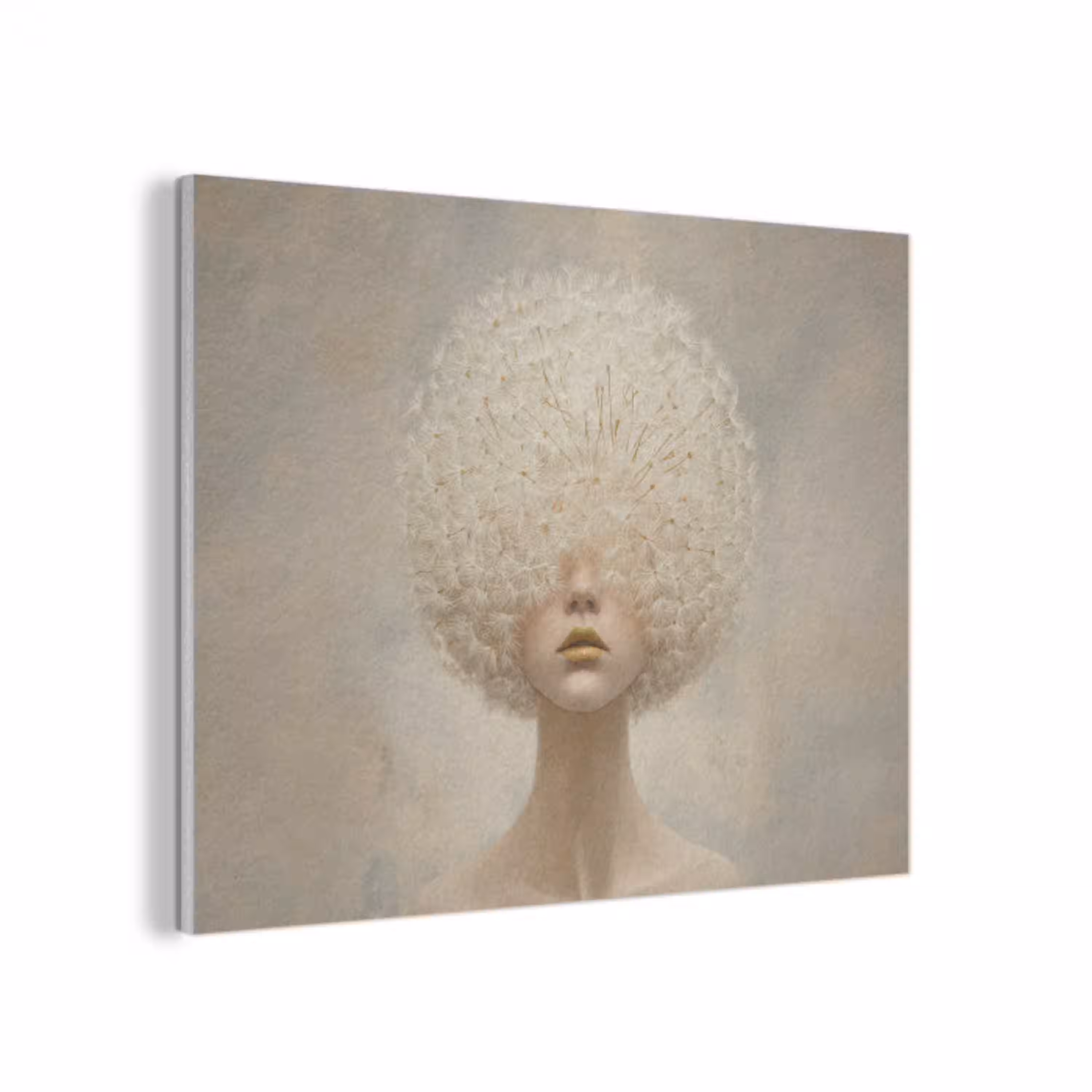 Dromerig - Beige - Paardenbloemzaadjes PET vilt klein -3d