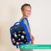 Dieren - Astronaut - Planeten - Sterren Kinderrugzak - Blauw middel -sfeer3_NL