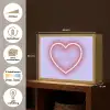 I liked it so it's mine - Neon hart - Paars Light Box met batterij (Wandlamp) middel -USP_websiteoverzichtNL