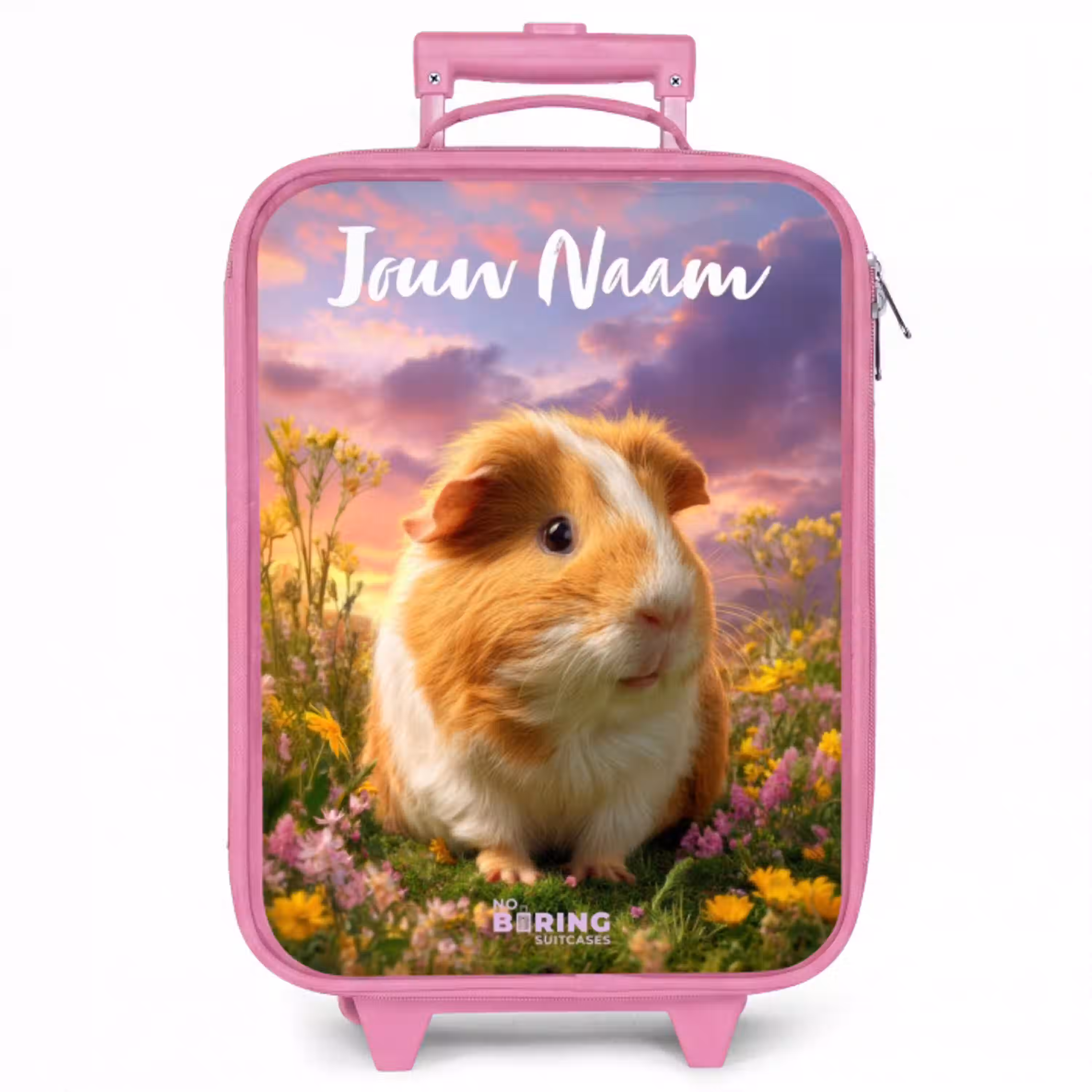 Cavia - Natuur - Dier Kinderkoffer - Roze klein -zzz_website3d
