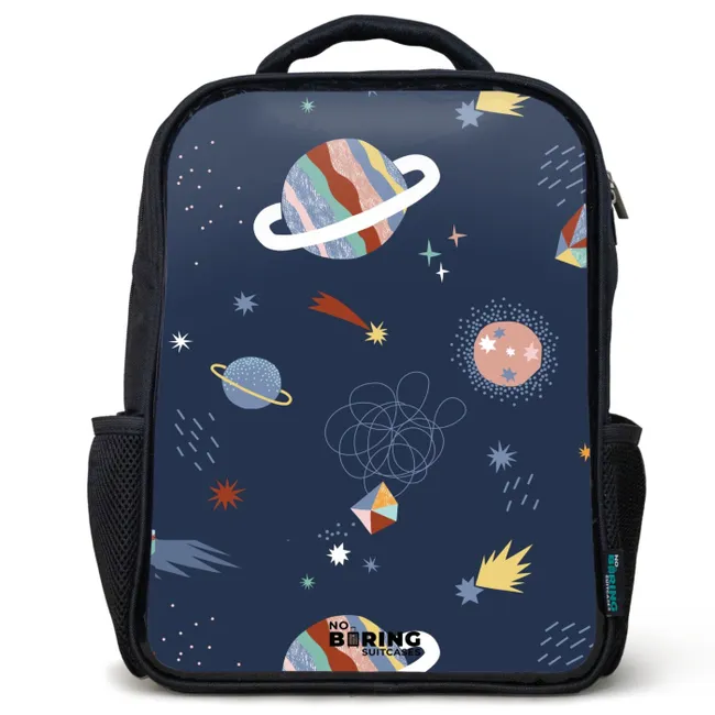 Kids' Backpacks Black -. Planets in the sky