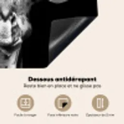 Portret van een Stille Waarnemer Inductie beschermer vinyl 3mm middel -usfeer4_FR