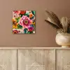 Bloemen - Kleurrijk - Roze aluminium wit klein -sfeer4