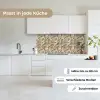 Waaierstructuren - Beige - Vezeltextuur keuken achterwand 2 middel 871 -sfeer4_DE