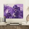 Bladeren - Paars - Tropisch - Abstract PET vilt klein -sfeer1