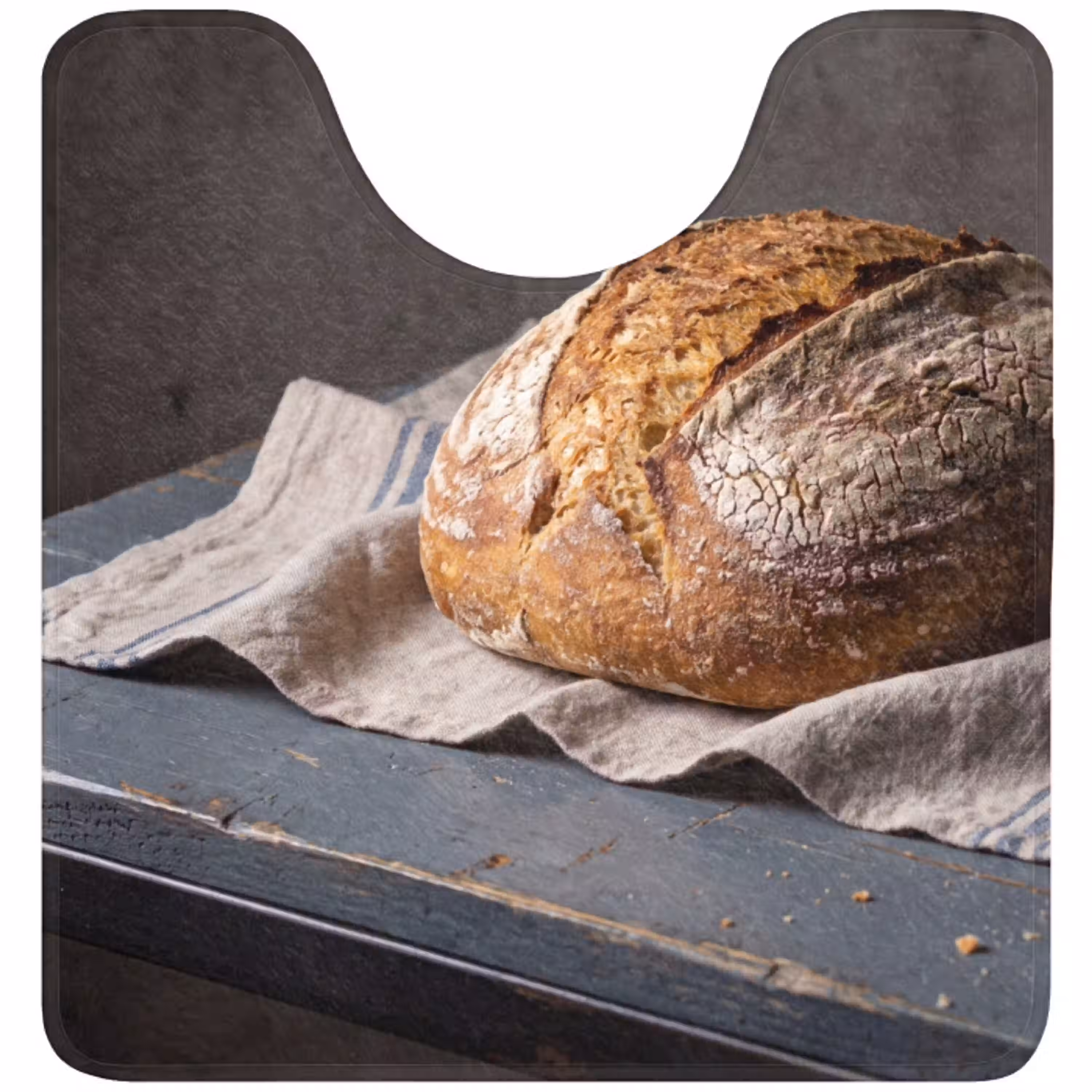 Brood - Rustiek - Eten WCmat U-uitsnede middel -3d