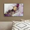 Marmer - Abstract - Goud - Paars canvas 2cm klein -sfeer3