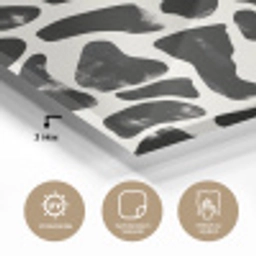 Dierenpatroon - Vlekken - Zwart - Wit plexiglas 5mm klein 11 -wsfeer2_DE