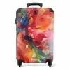 Olieverf - Kunst - Abstract - Kleurrijk NBS - Handbagage koffer - Unisex middel -productfoto_recht