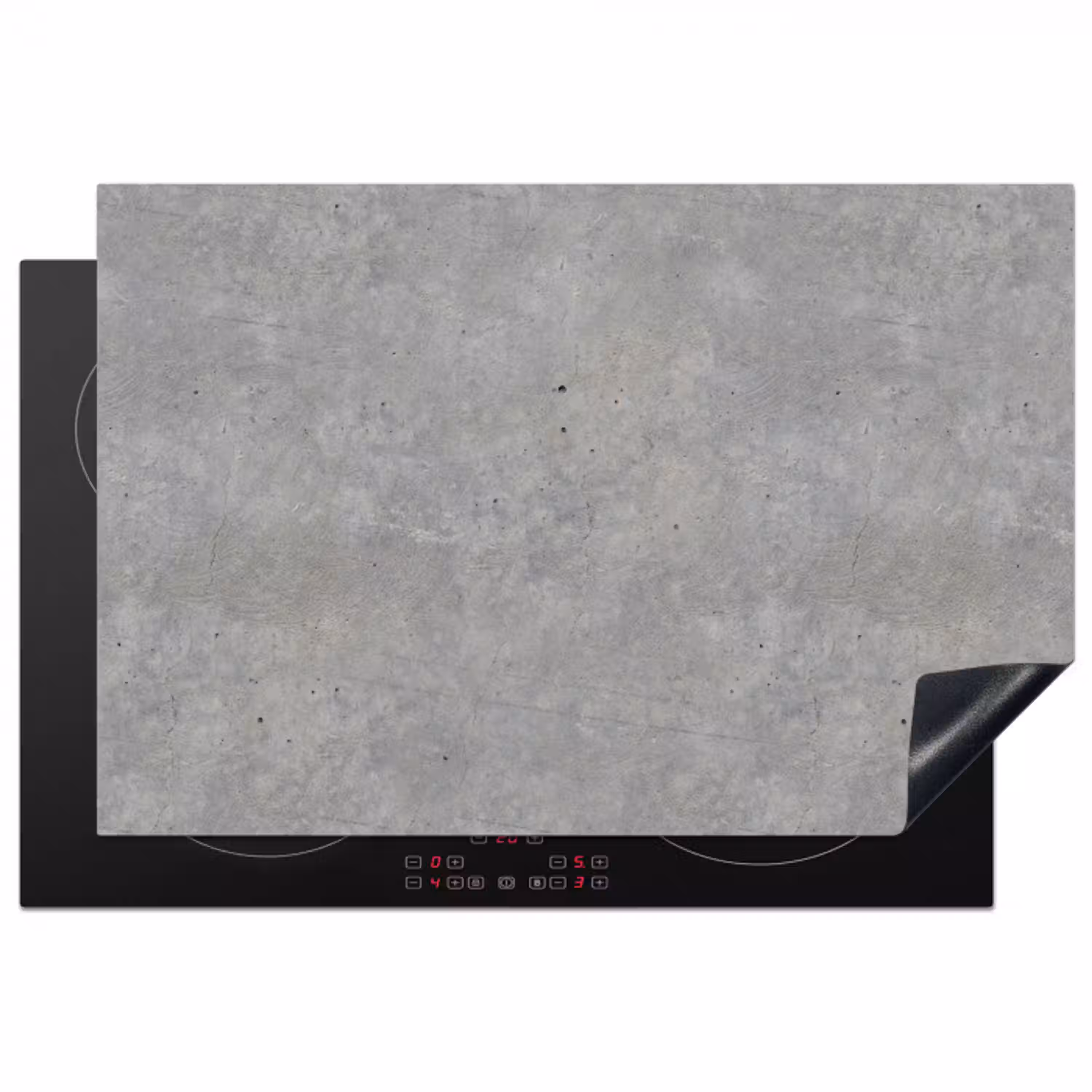 Beton - Patronen - Industrieel Inductie beschermer vinyl 3mm klein 276 -3d