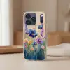 Zomers - Wilde bloemen - Penseelstreken Telefoonhoesje iPhone 17 Pro klein -sfeer2