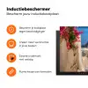 Santorini - Bloemen - Griekenland Inductie beschermer vinyl 3mm klein -zzzzzzz-td-ups