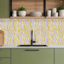 Zebra - Modern - Meerkleurig keuken achterwand 2 middel 871 -sfeer3
