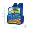 Zeilschip op de oceaan Kinderrugzak - Blauw middel -productfoto_formaten