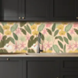 Patroon - Bloemen - Kleurrijk keuken achterwand 2 middel -sfeer1