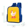 Kip - Rolschaatsen - Geel Kinderrugzak - Blauw middel -productfoto_formaten