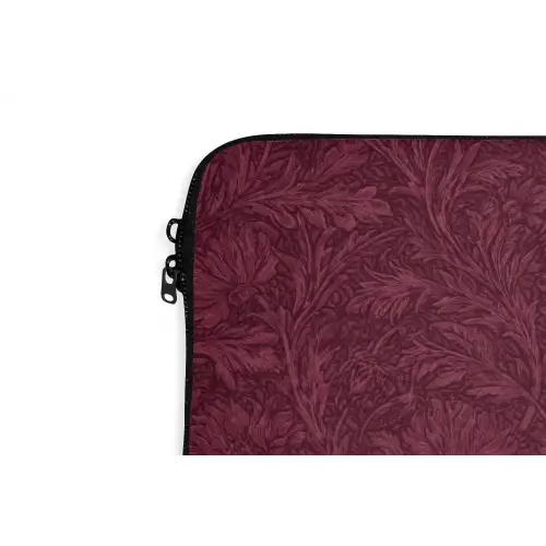 Bladeren - Patroon - Paars laptophoes neopreen klein 279 -detail
