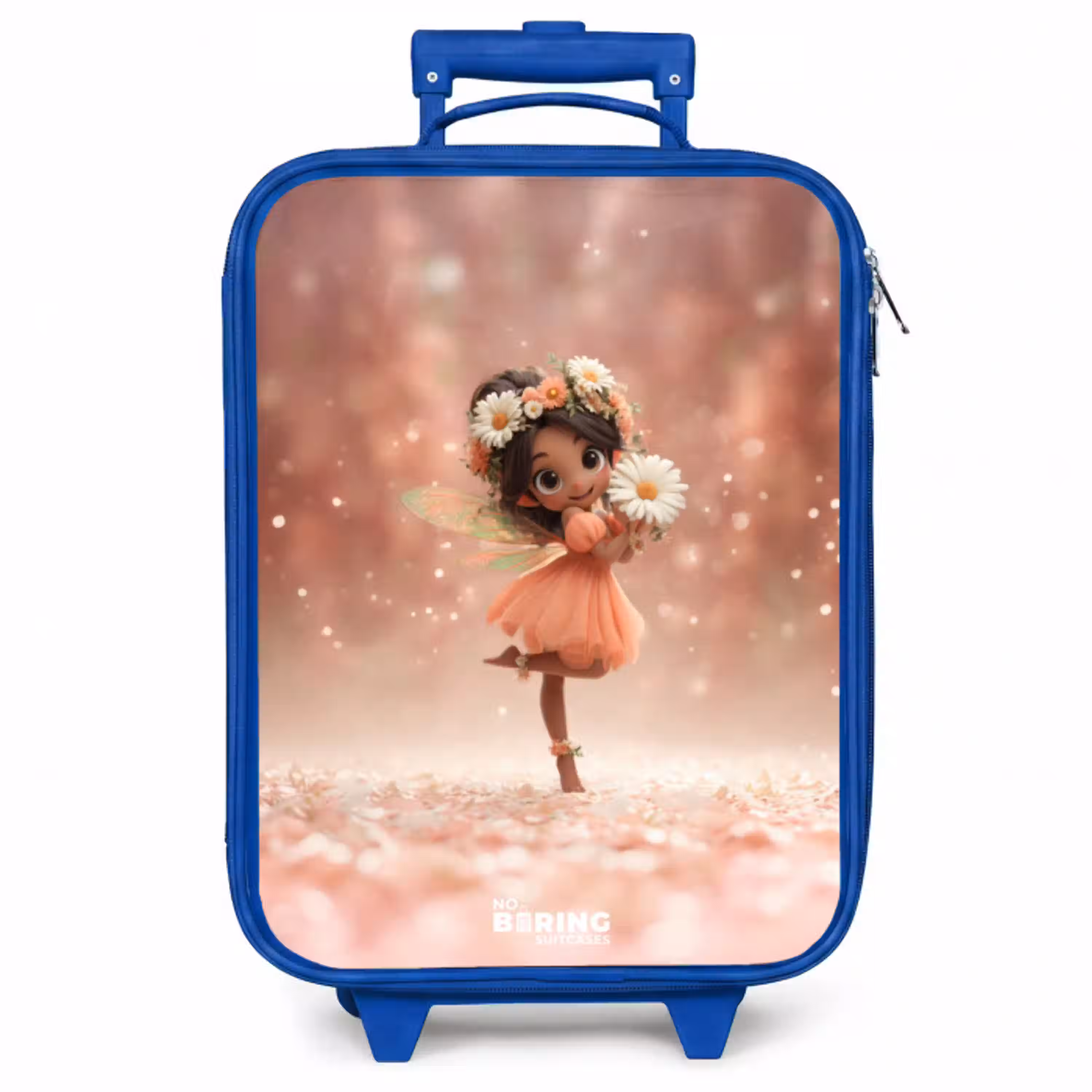 Fee met madeliefjes Kinderkoffer - Blauw klein -zzz_website3d