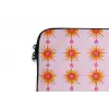 Zon - Motief - Roze laptophoes neopreen klein 279 -detail