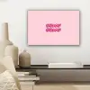 Bisou - Roze - Schaduw canvas 2cm klein -sfeer6