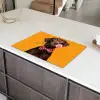 Hond - Oranje - Roos - Valentijn Inductie beschermer vinyl 3mm klein -sfeer8