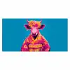 Koe - Bloemenkrans - Oorhangers - Kimono Muismat XXL klein -3d_leeg