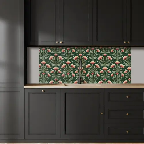 Patroon - Botanisch - Kleurrijk keuken achterwand 2 middel 871 -sfeer1