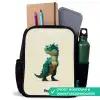 Dino - Dier - Groen Rugzak - Zwart middel -inhoud_NL