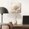 Bloem - Dahlia - Wit aluminium wit klein -sfeer5