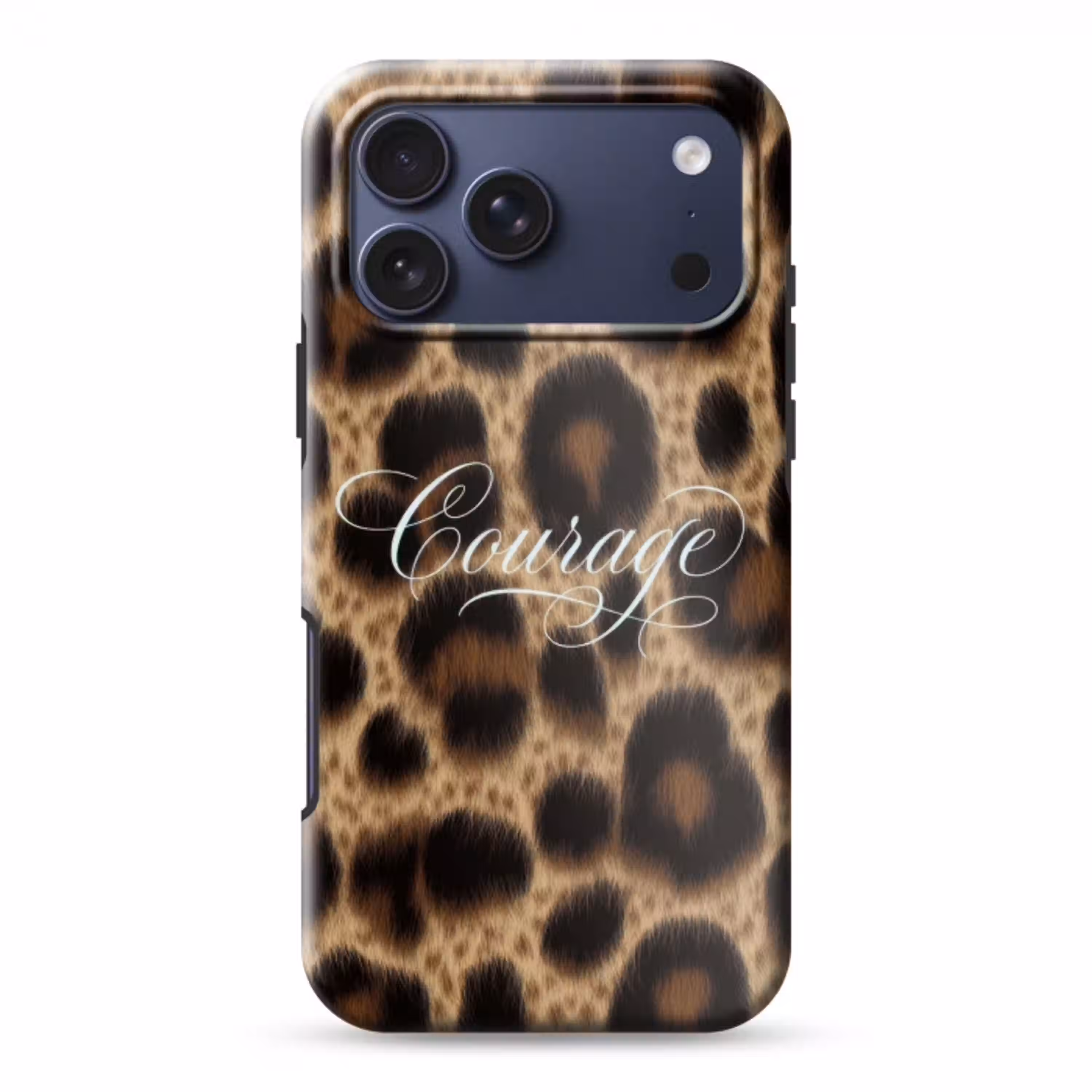 Luipaardprint - Bruin - Courage - Sierlijk Toughcase MagSafe Apple iPhone 17 Pro Max klein -3d