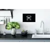 Ernst Haeckel - Tuinposter zwart wit - Tuin - Oude meesters - Vintage Muursticker klein -keuken