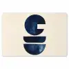 Vormen - Blauw - Abstract Placemat vinyl groot -zzsfeer1_Kitchenyeah-website