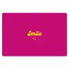 Smile - Stippen - Roze Placemat vinyl groot -zzsfeer1_Kitchenyeah-website