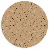 Terrazzo - Patroon - Beige Wandcirkel kunststof plaat 5mm dik klein 188 -3d