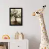 Beige - Abstract - Boom - Goud fotolijst zwart zonder passe partout klein -usfeer4_kinderkamer