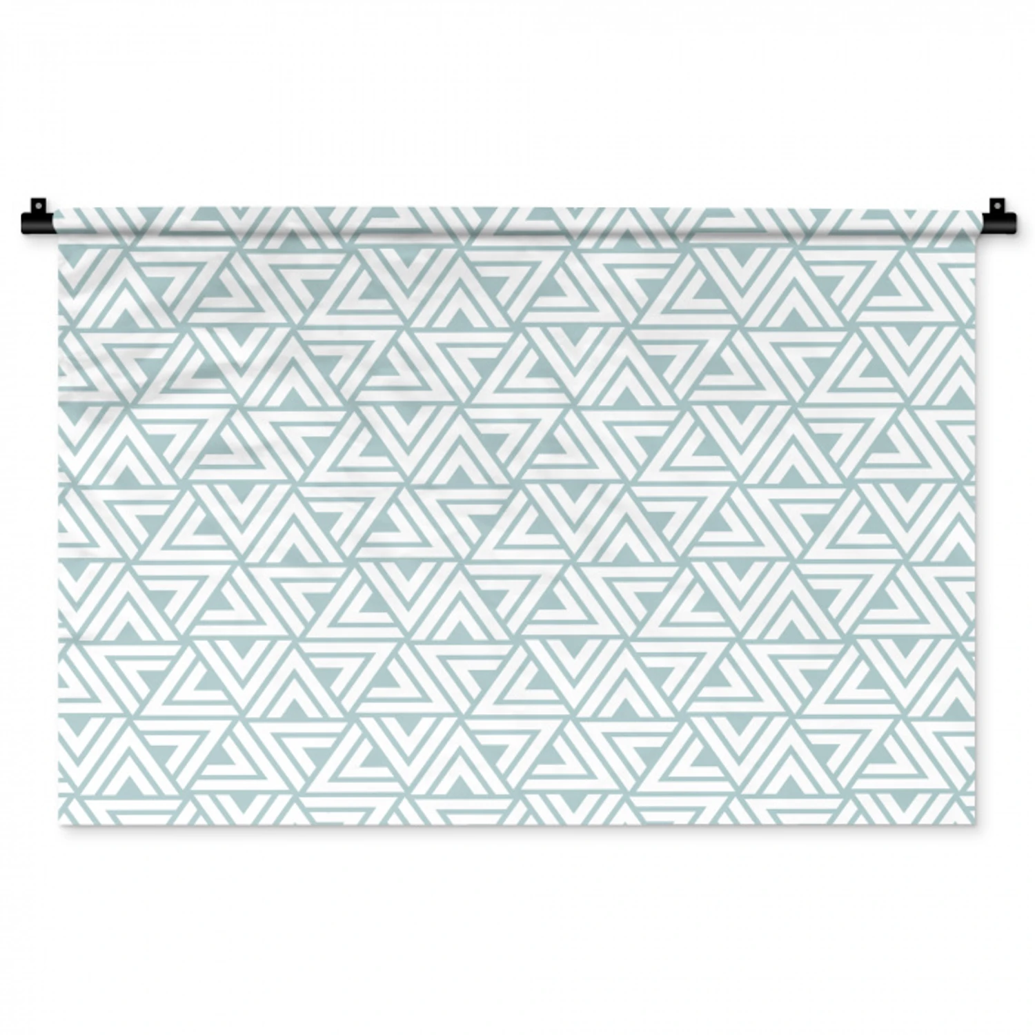 Patroon - Lijn - Design - Groen Wandkleed katoen middel 269 -zz3d