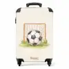 Voetbal in een goal NBS - Handbagage koffer - Volwassenen Unisex middel -productfoto_recht