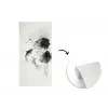 Lotusbloemen - Vissen - Bladeren - Zwart fotobehang vinyl groot -3d